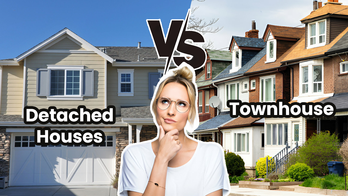 Difference between Townhouse vs. Detached House
