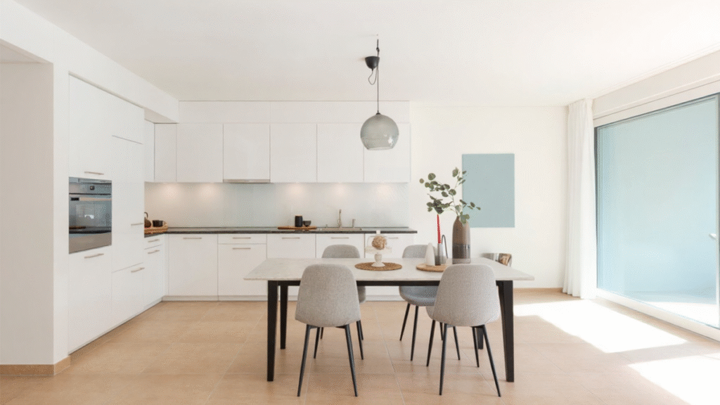 White Kitchen in Canada
